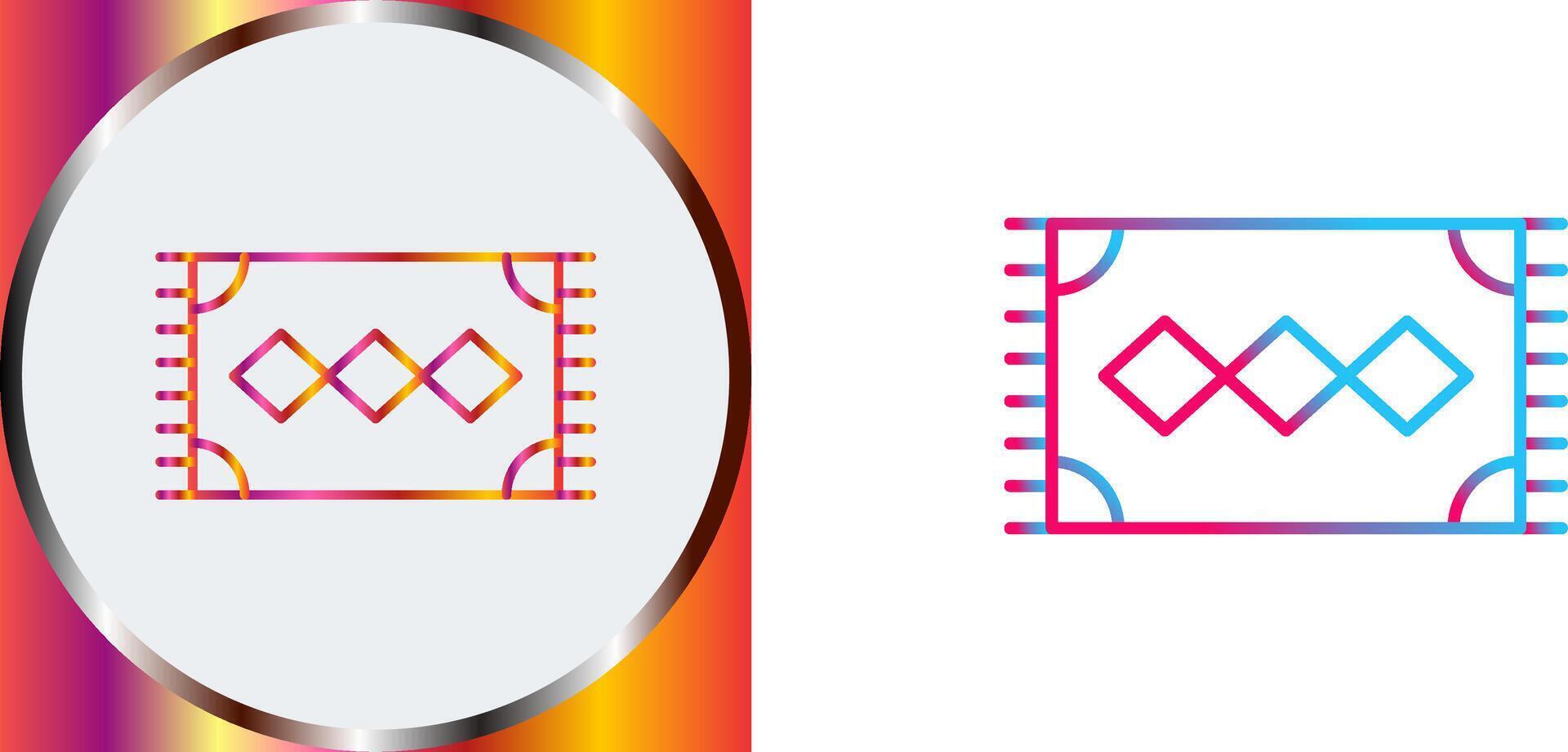 Rug Icon Design vector