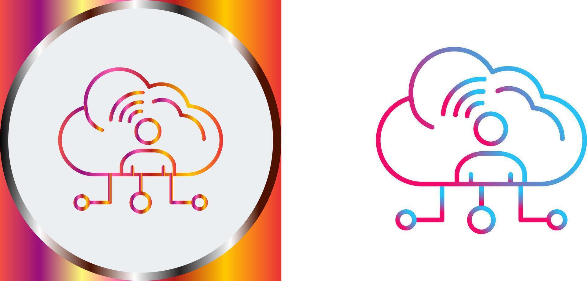 Network Icon Design vector