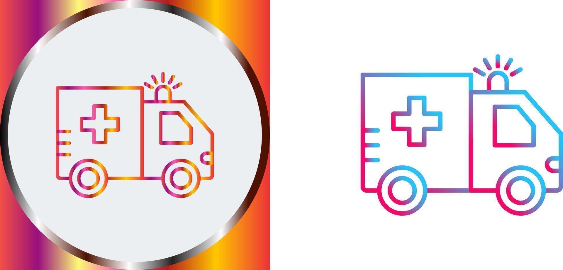 Ambulance Icon Design vector
