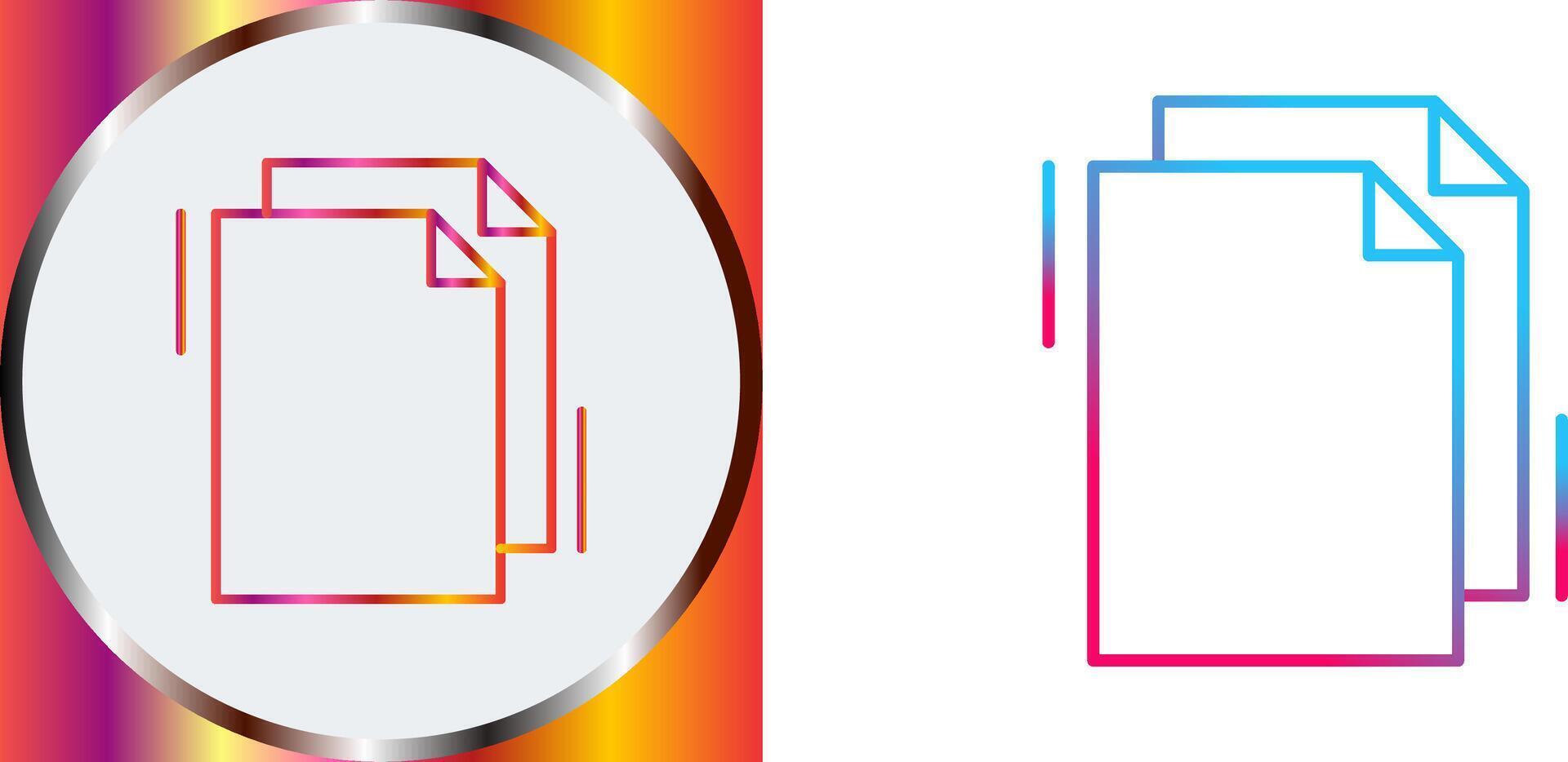Copy Icon Design vector