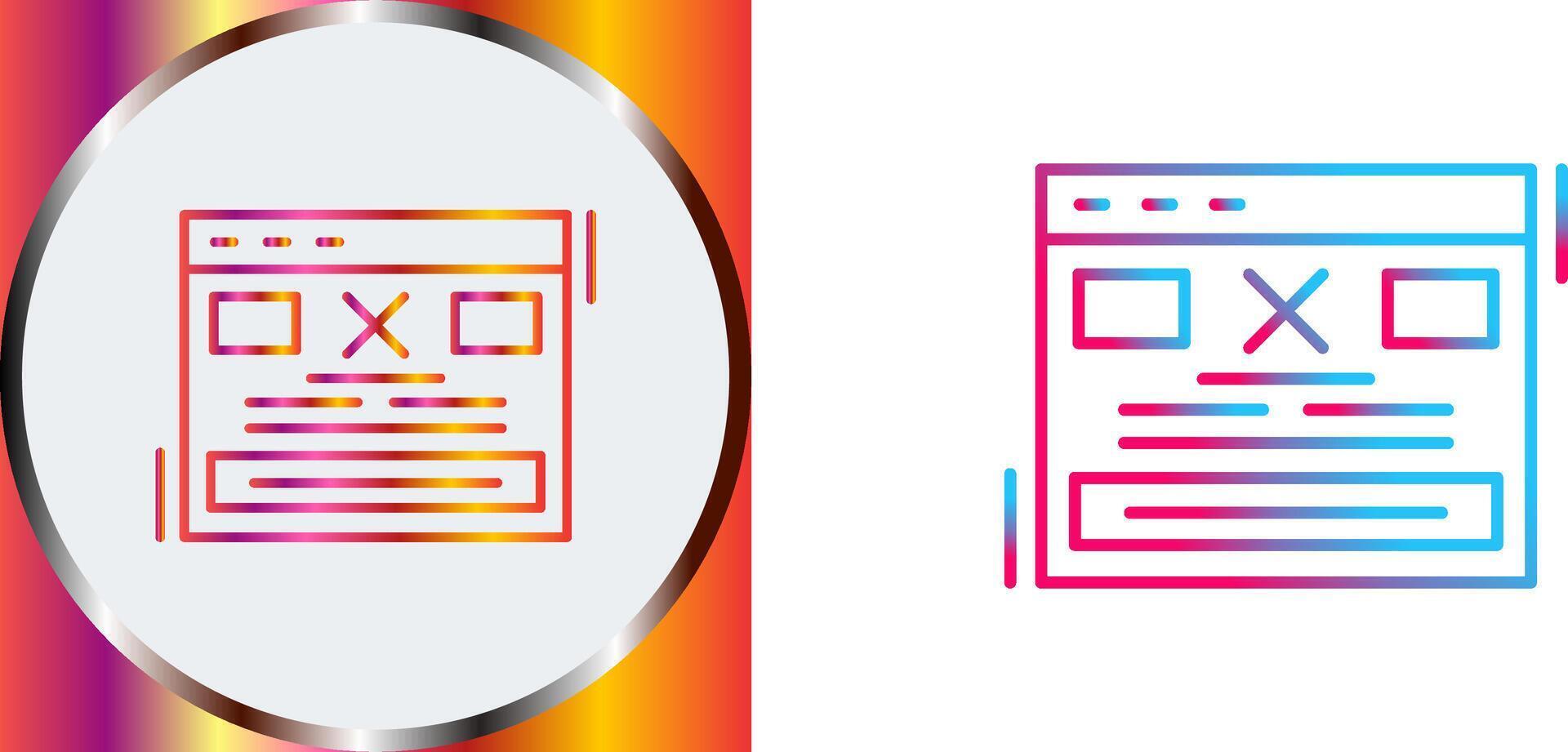 Error Icon Design vector