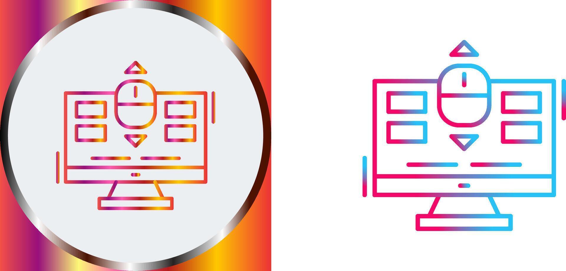 Scroll Icon Design vector