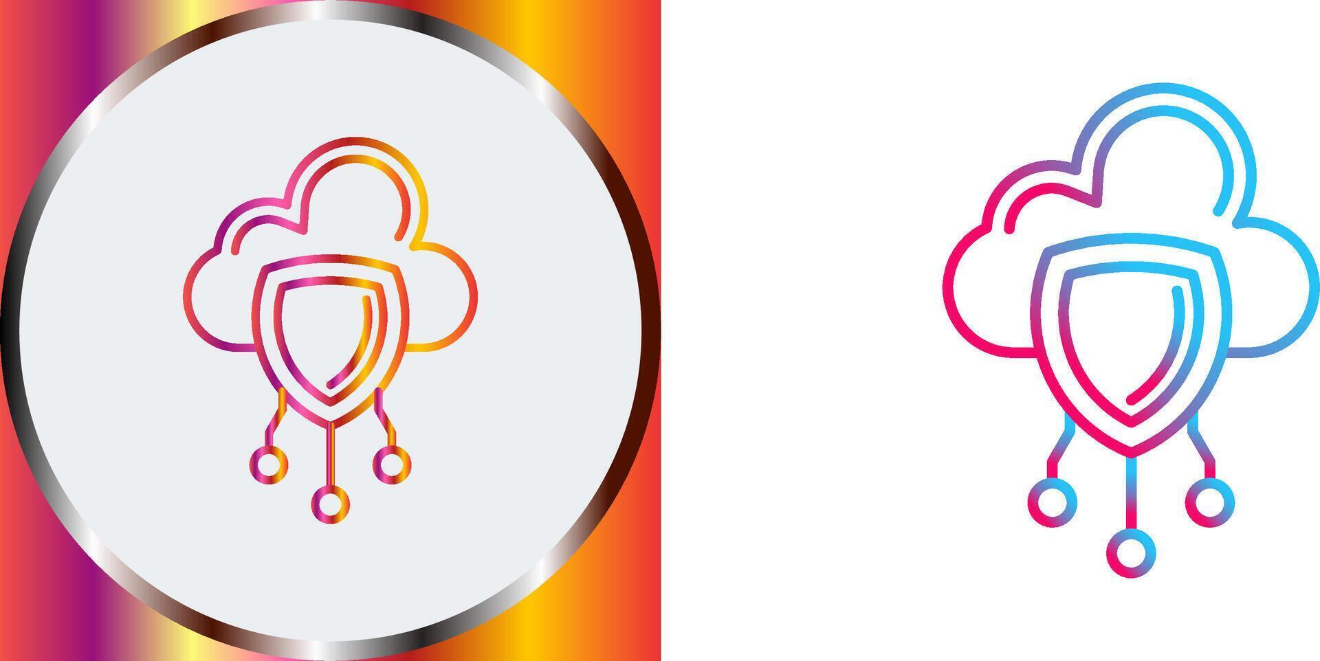 Data Protection Icon Design vector