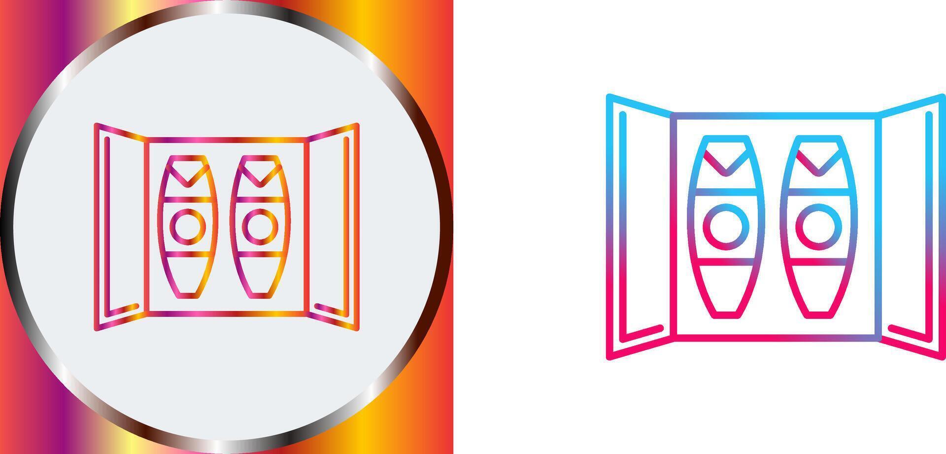 Cigar Box Icon Design vector