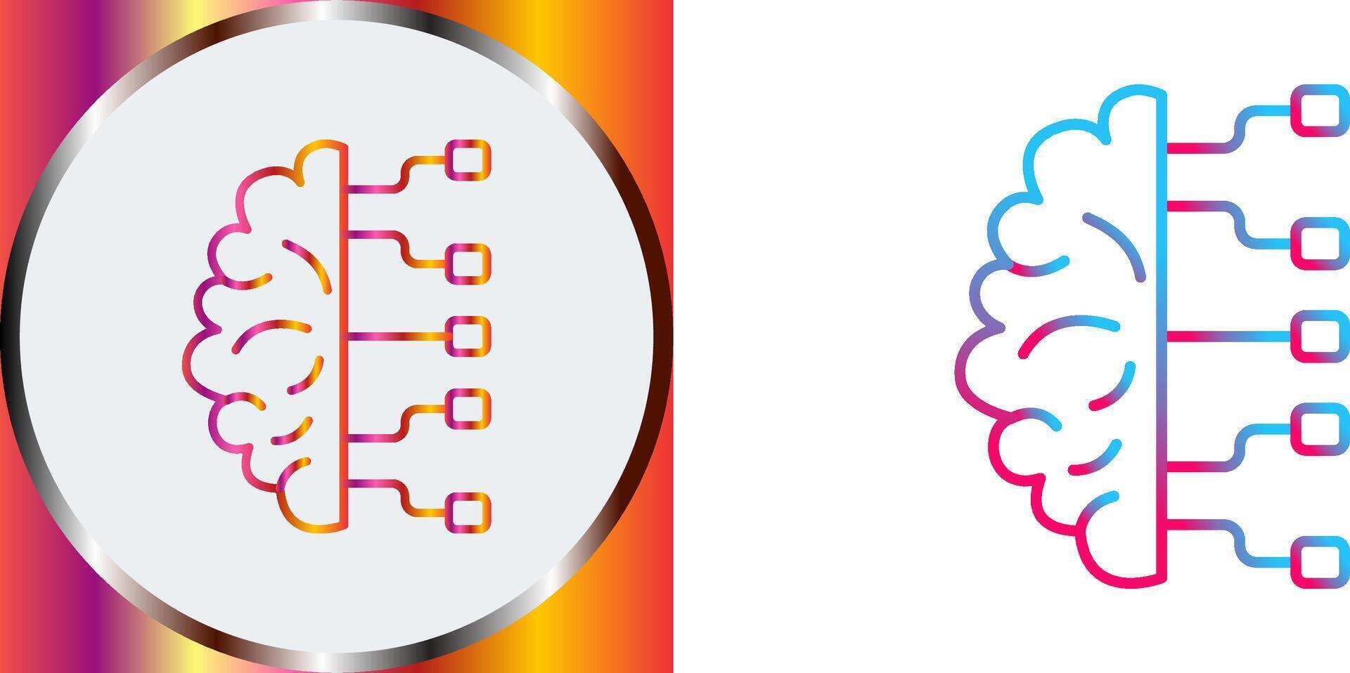 Brain Icon Design vector