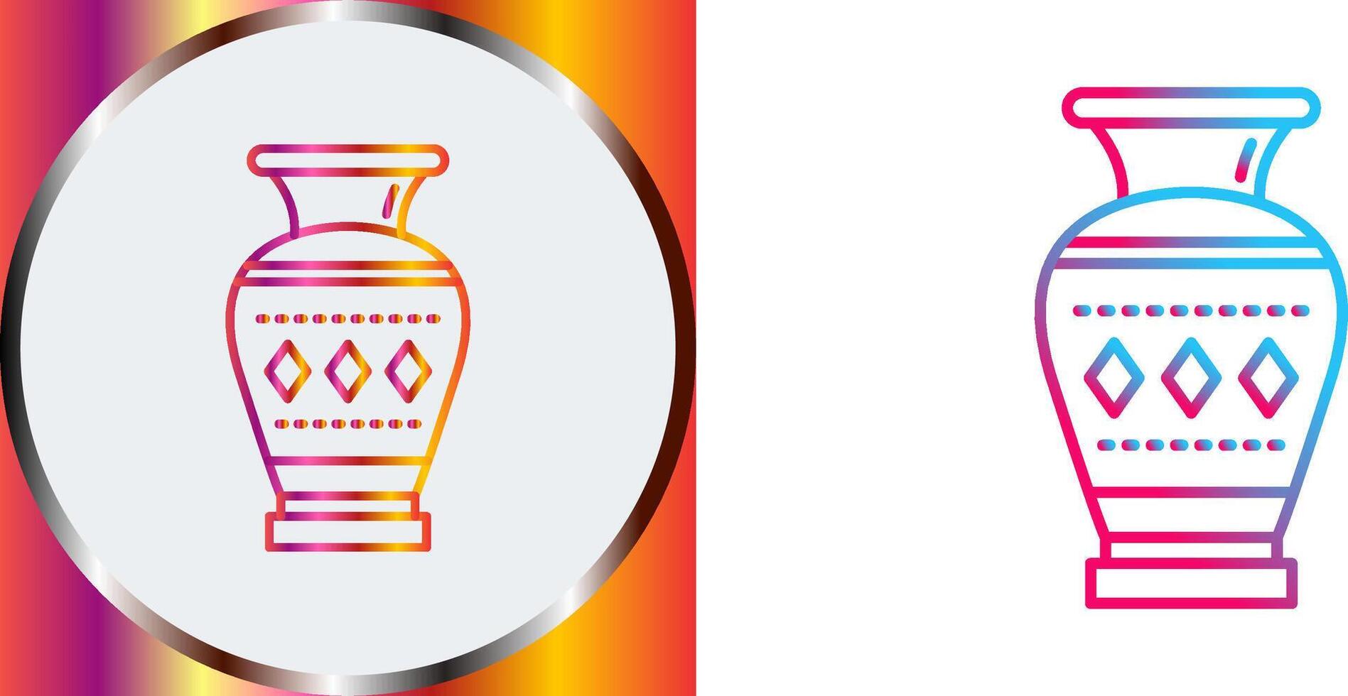 Vase Icon Design vector