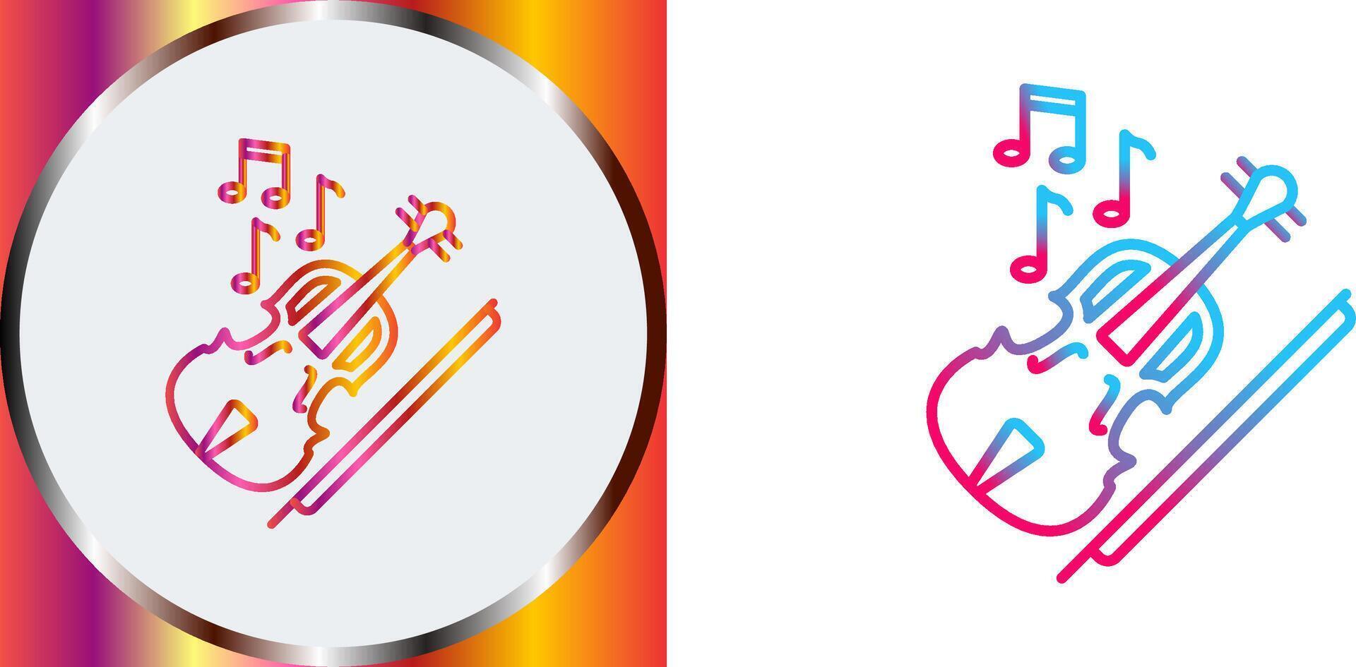 Violin Icon Design vector