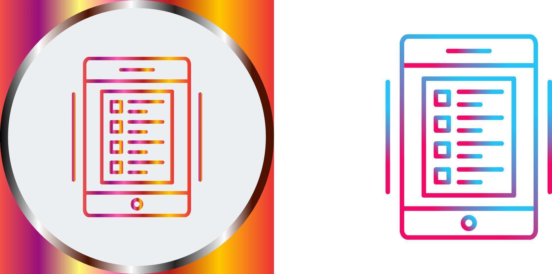 Online Test Icon Design vector