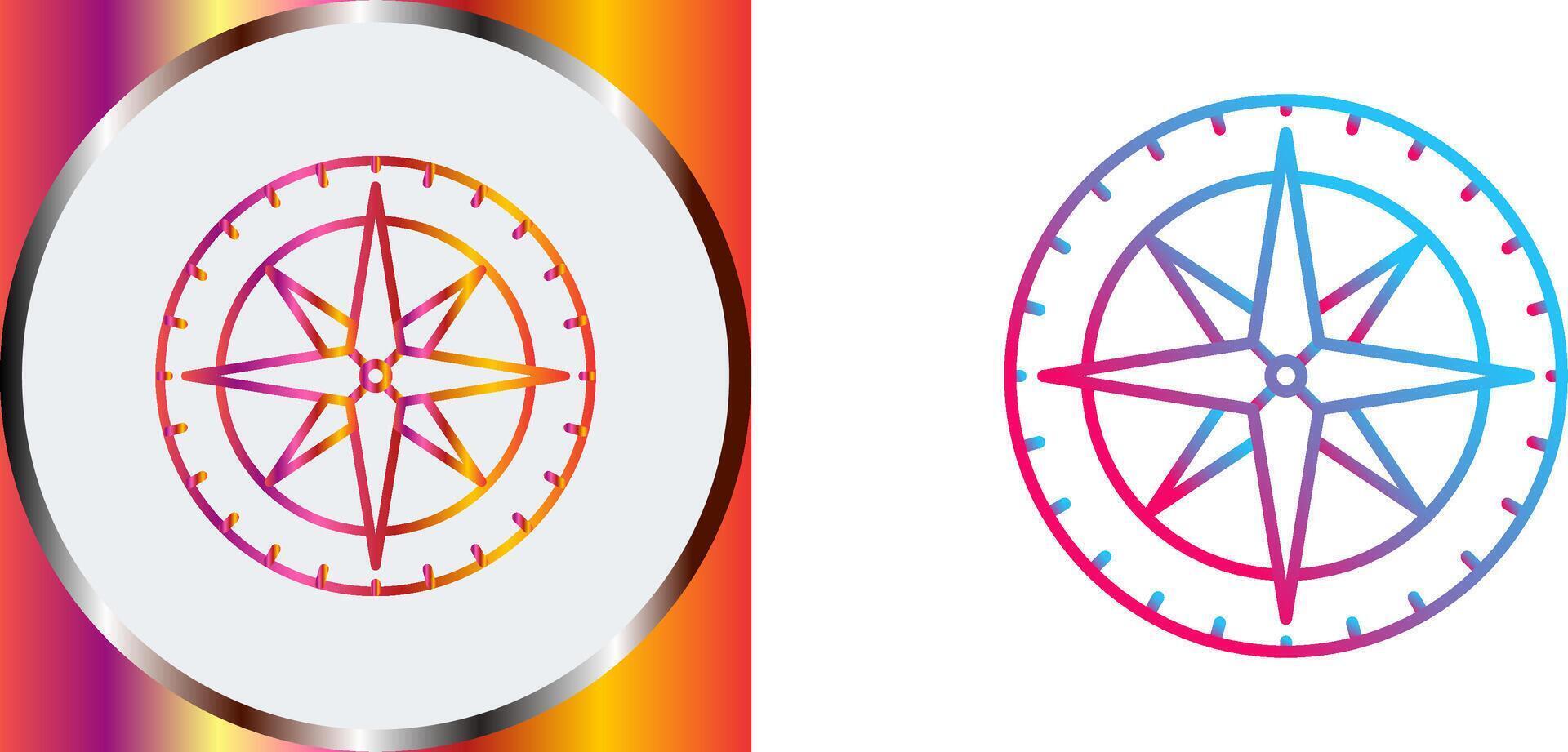Compass Icon Design vector