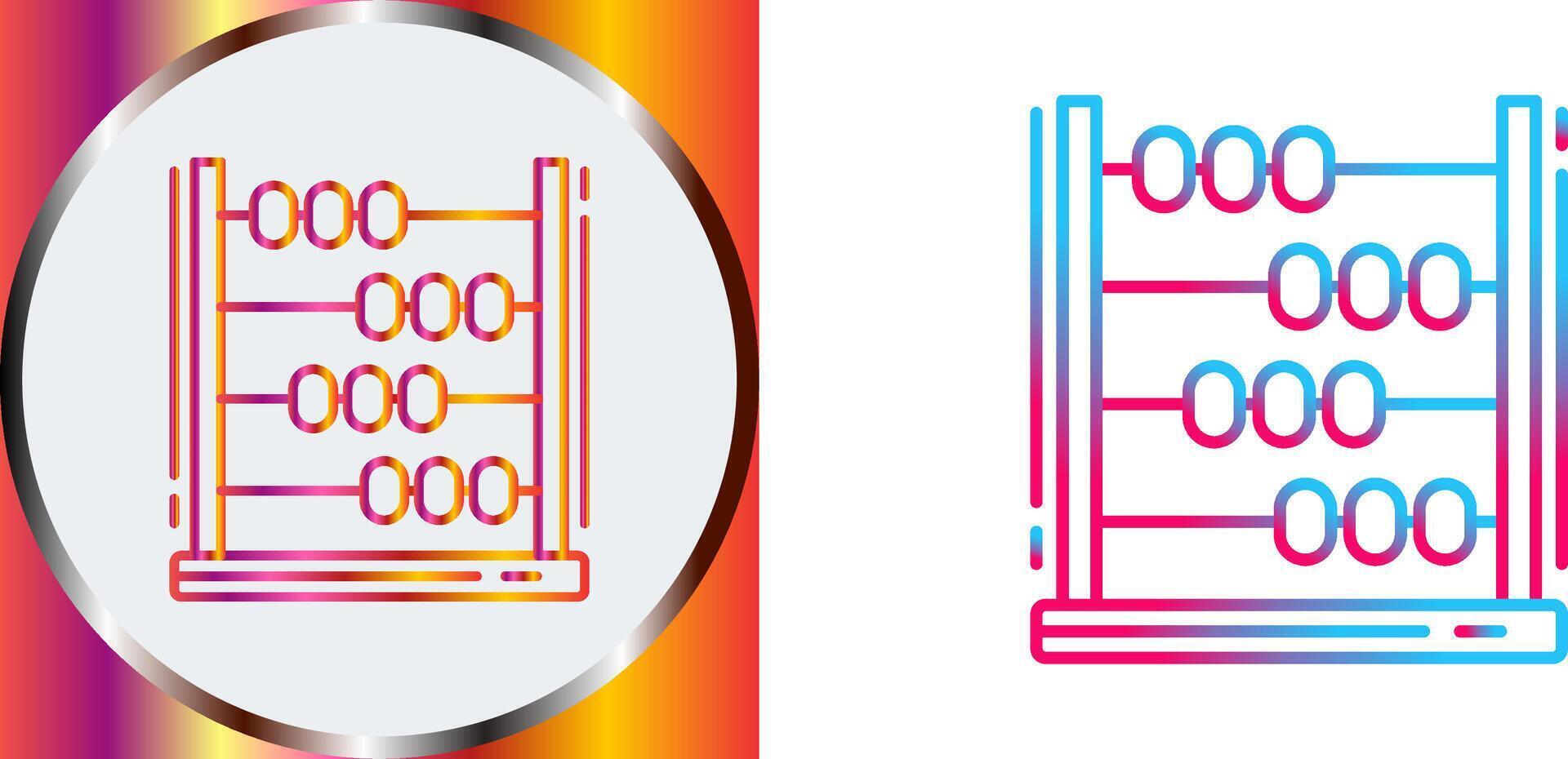 Abacus Icon Design vector