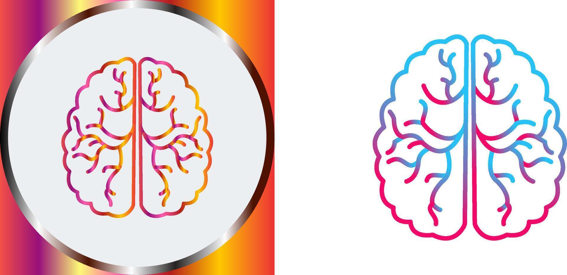 Brain Icon Design vector