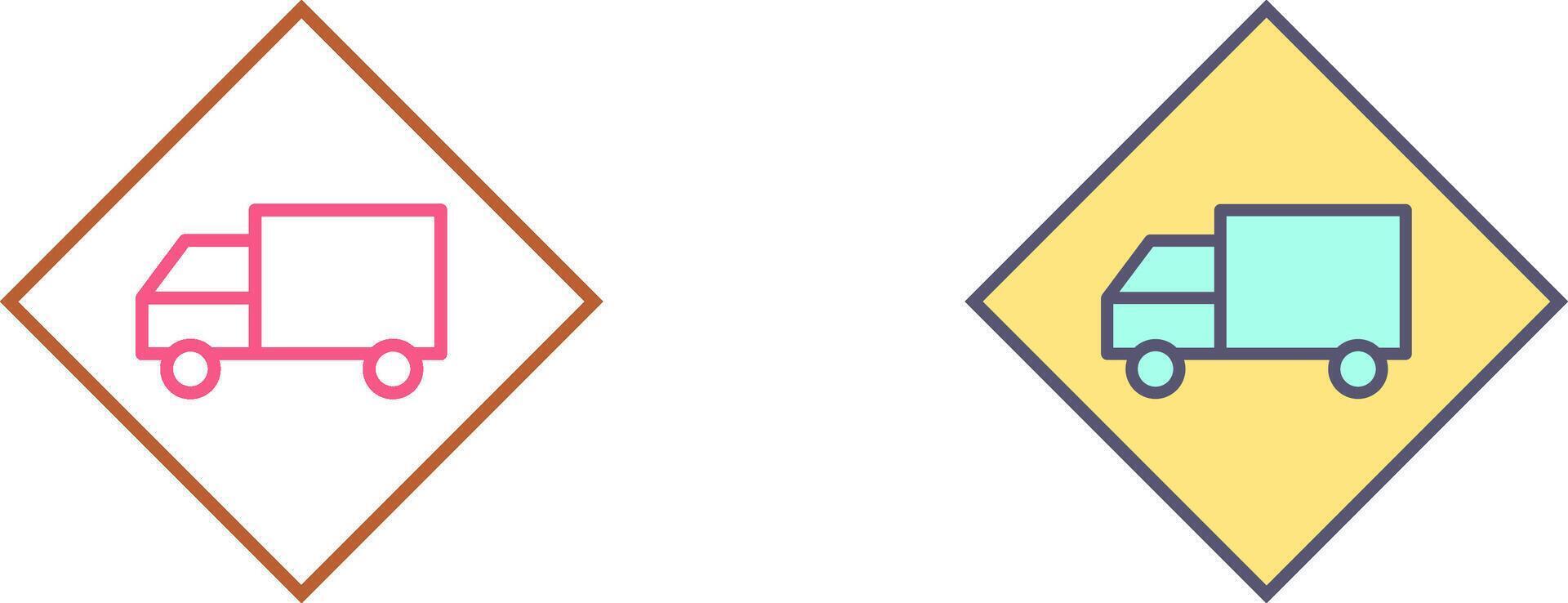 Dangerous Vehicle Icon Design vector