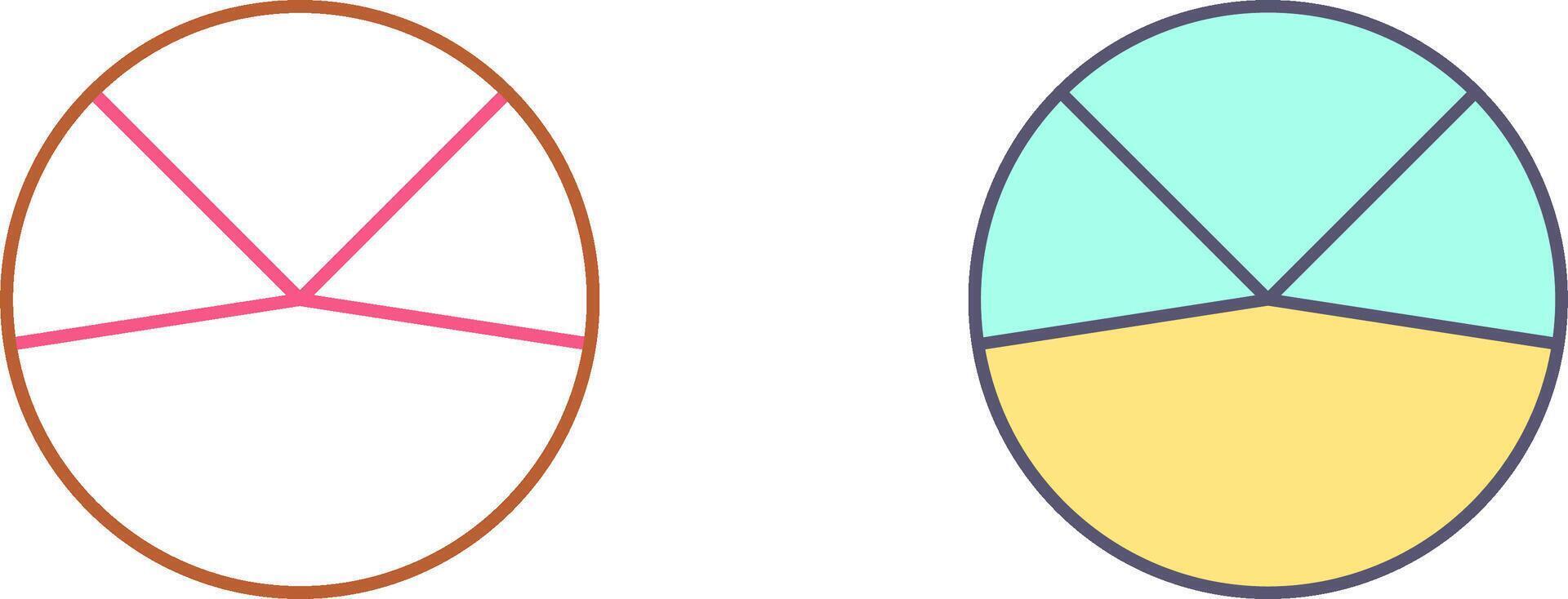 Pie Chart Analysis Icon Design vector