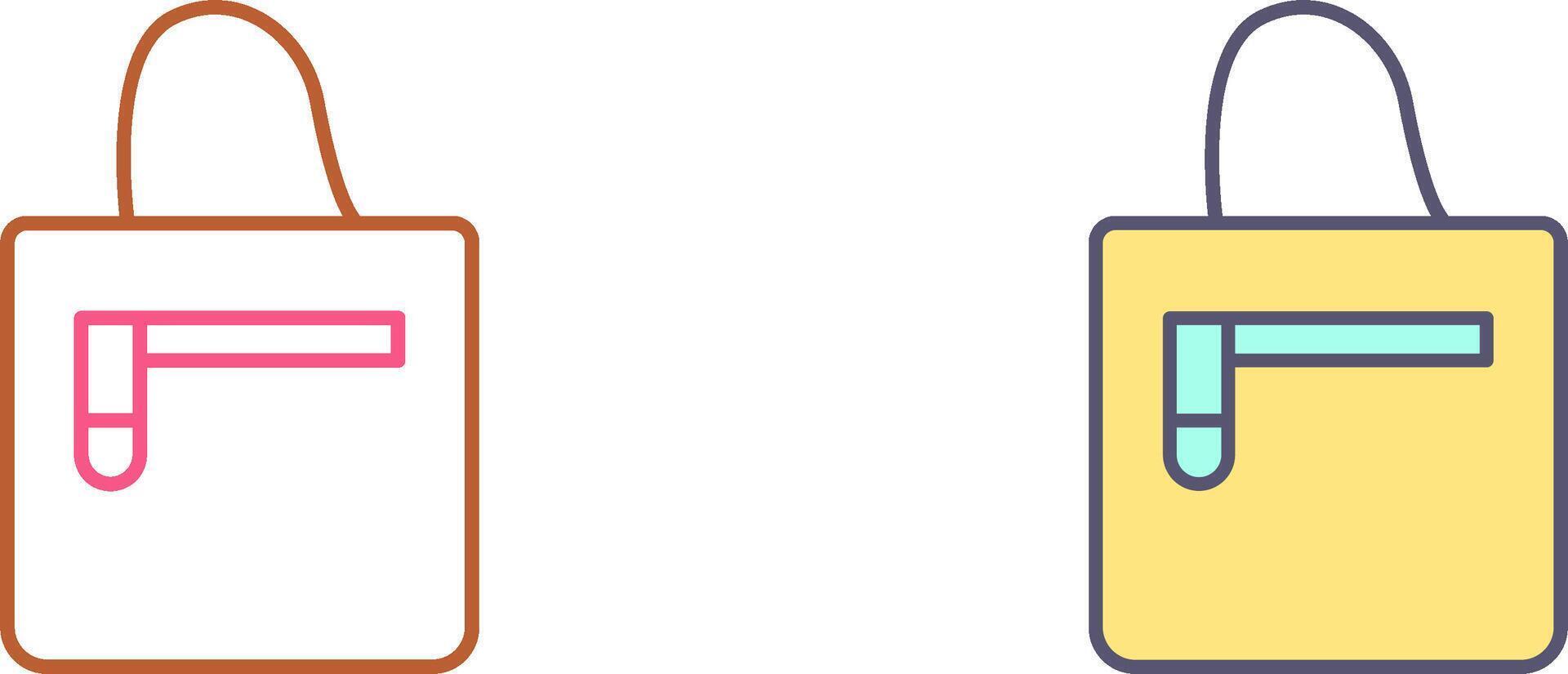 Handbag Icon Design vector