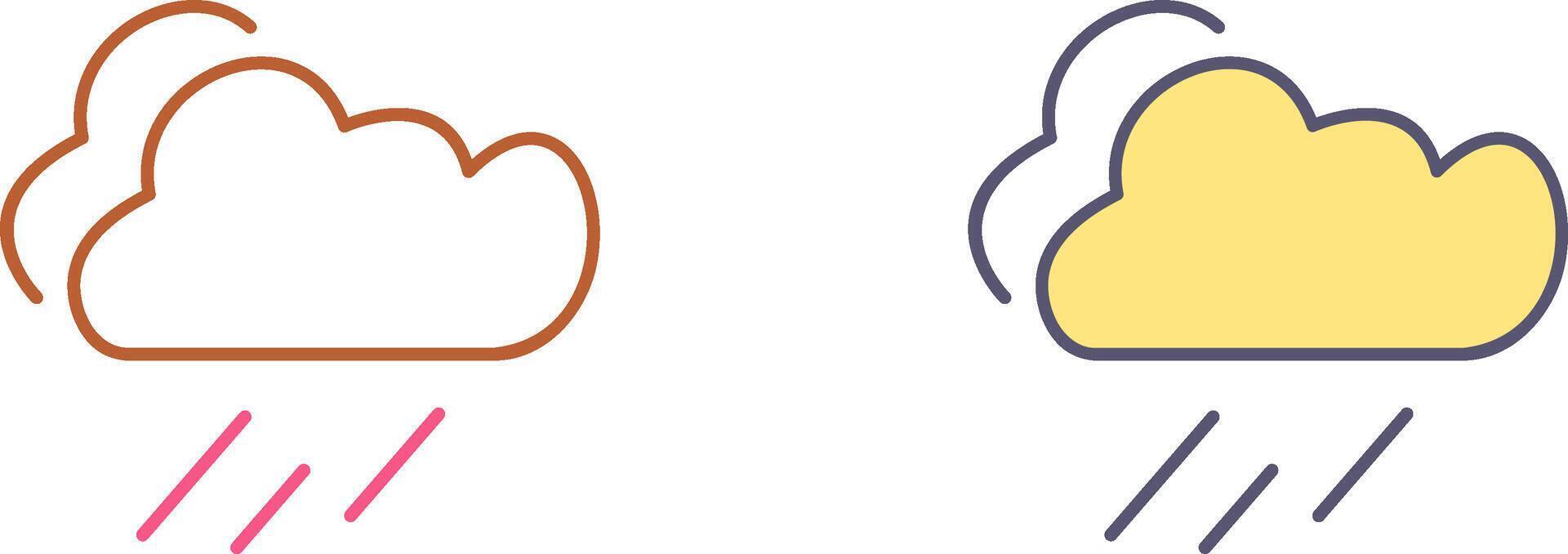 Rain Icon Design vector