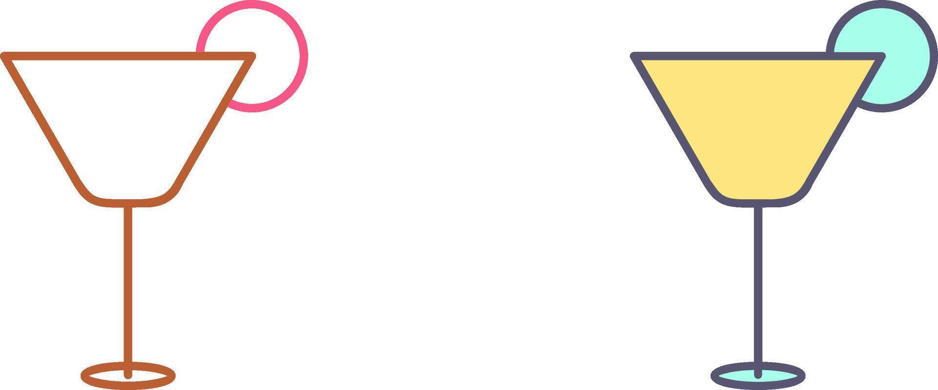 Cocktail Drink Icon Design vector