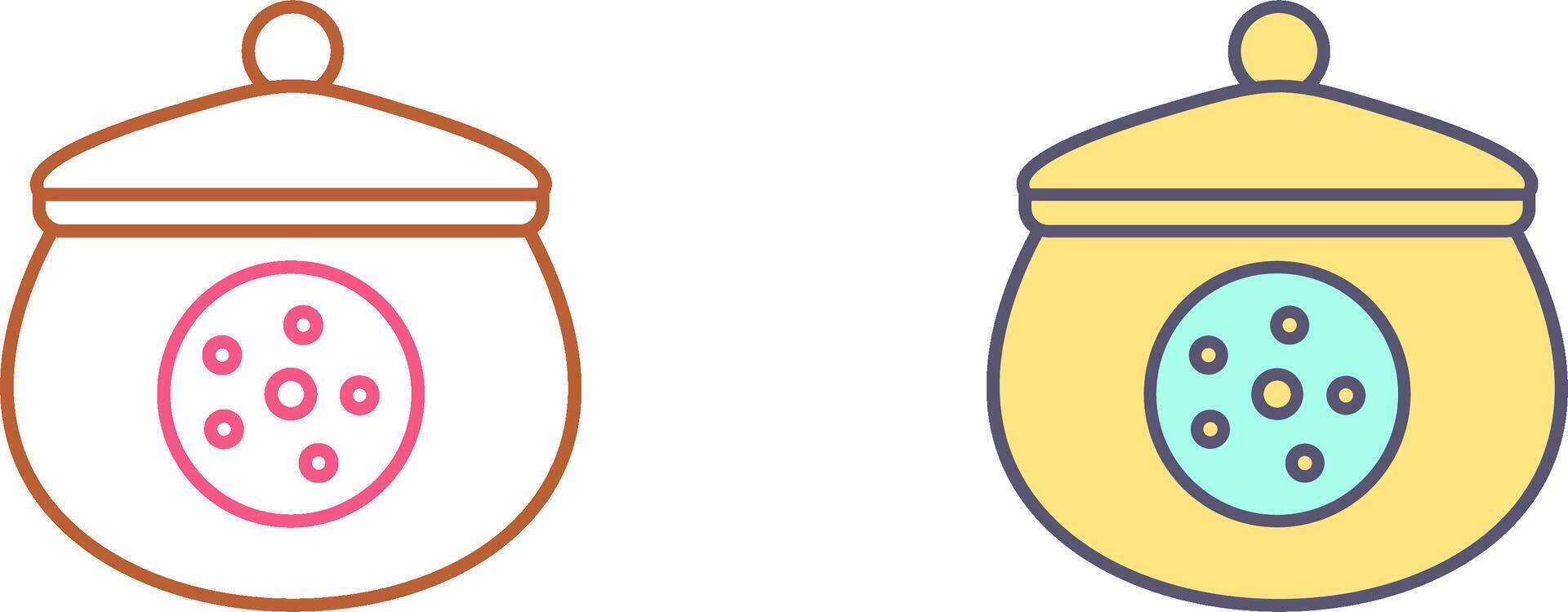 Cookie Jar Icon Design vector