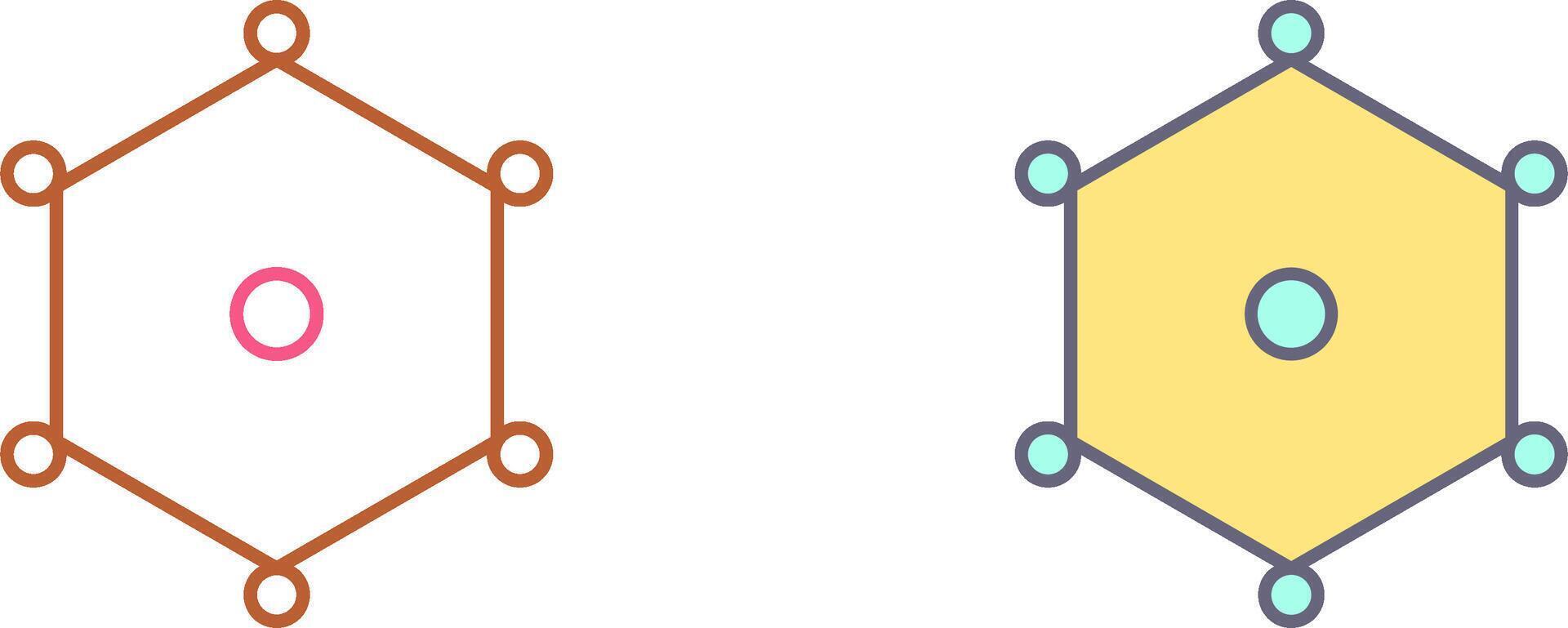 Unique Nodes Icon Design vector