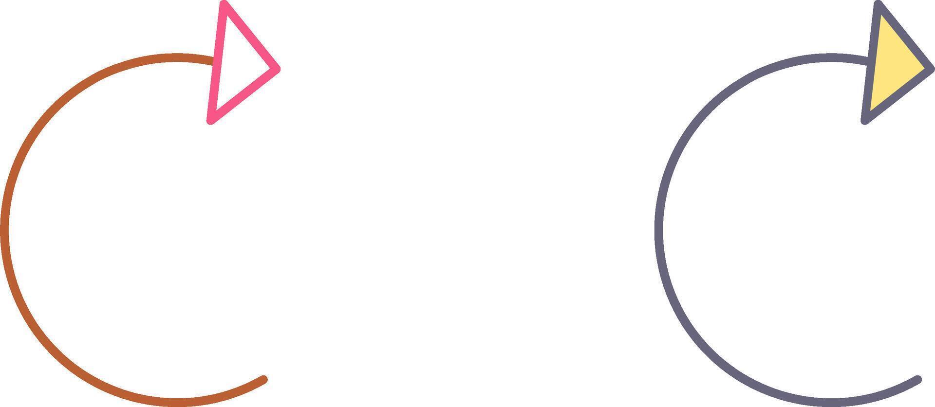 Unique Reload Icon Design vector