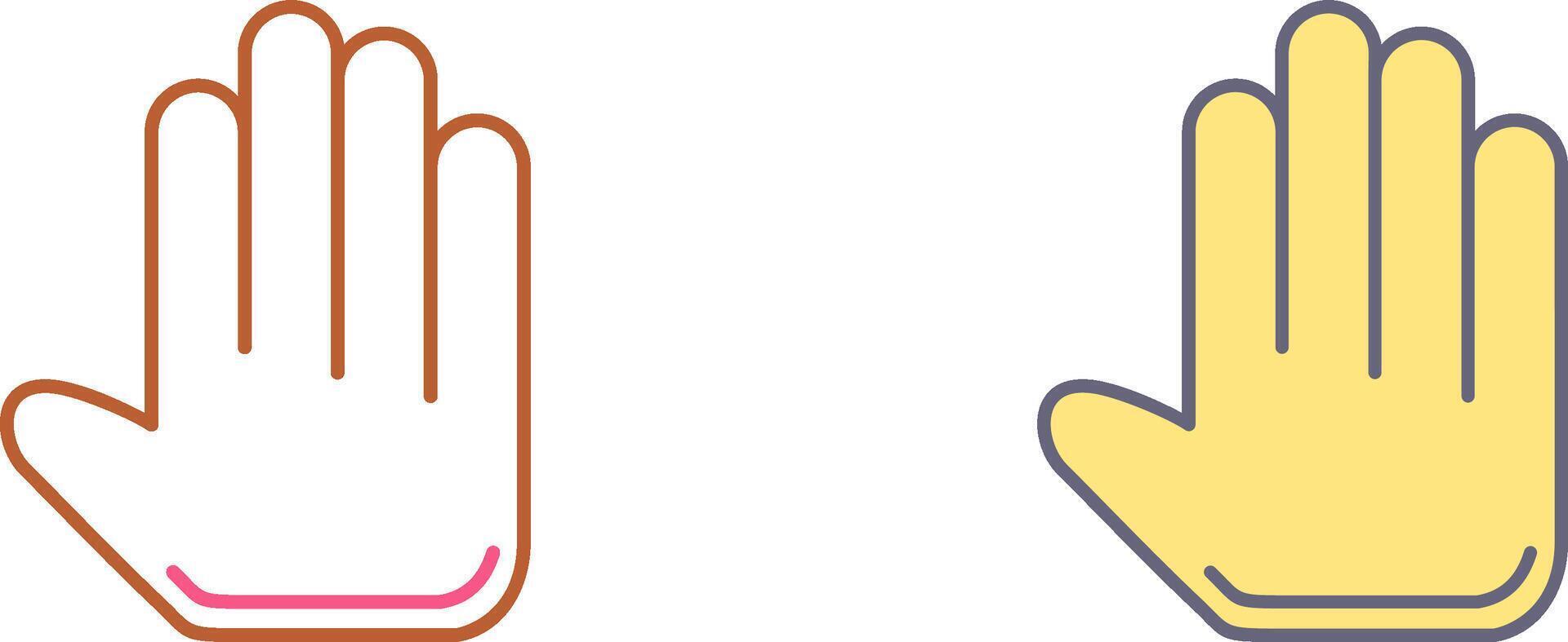 Unique Hand Tool Icon Design vector