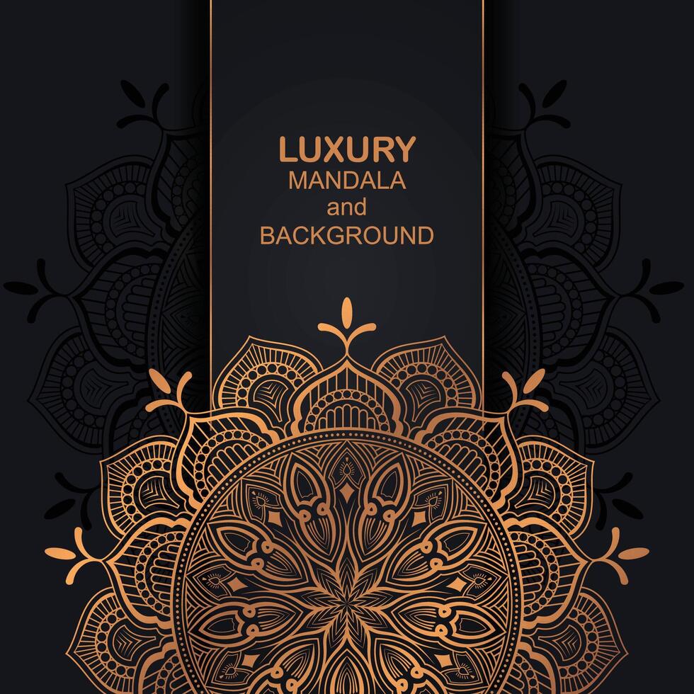 This is a abstract luxury mandala background vector
