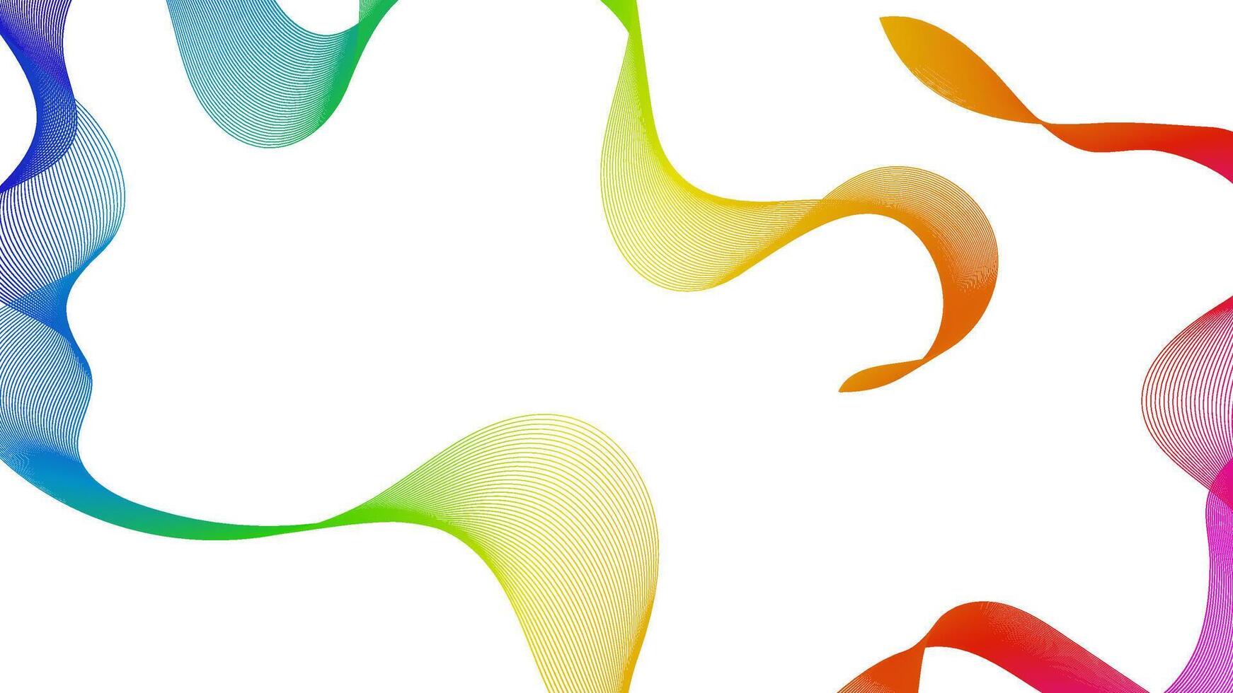 Abstract backdrop with wave gradient lines vector