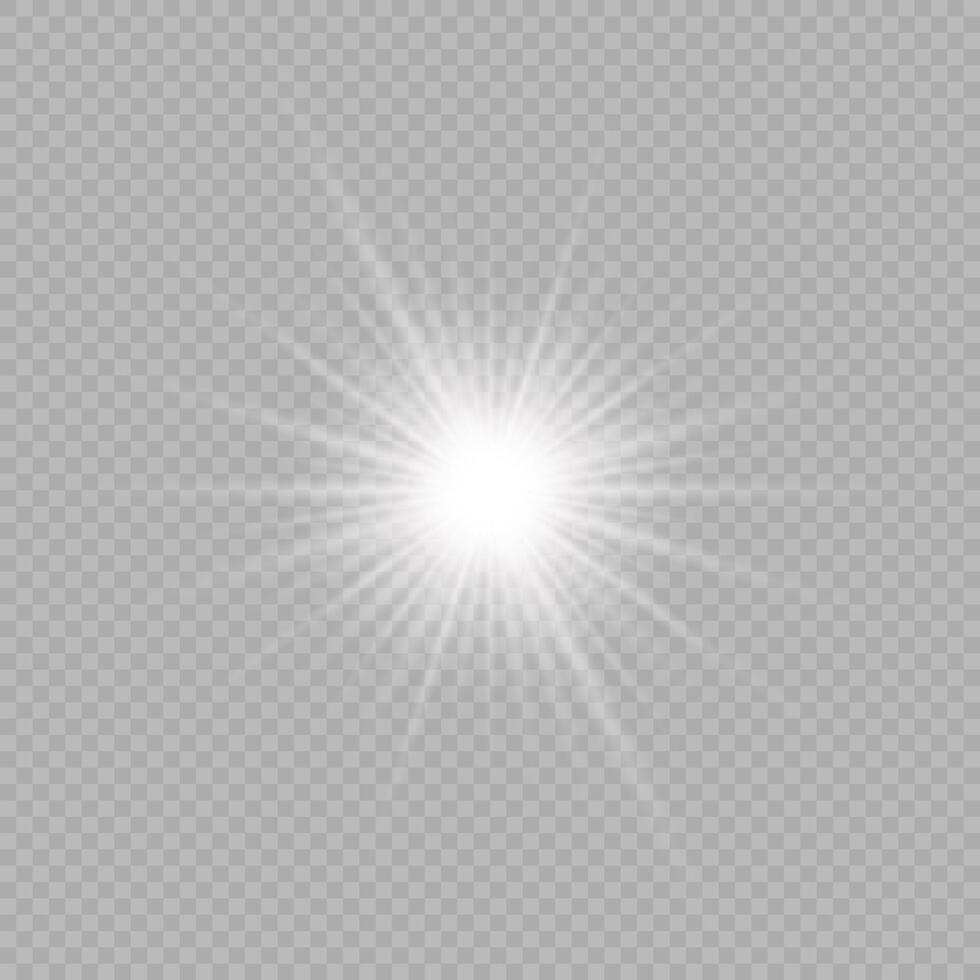 Light effect of lens flares vector