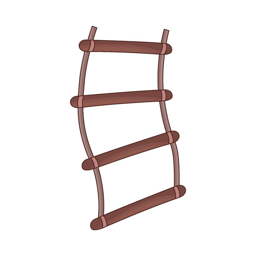 illustration of rope ladder vector