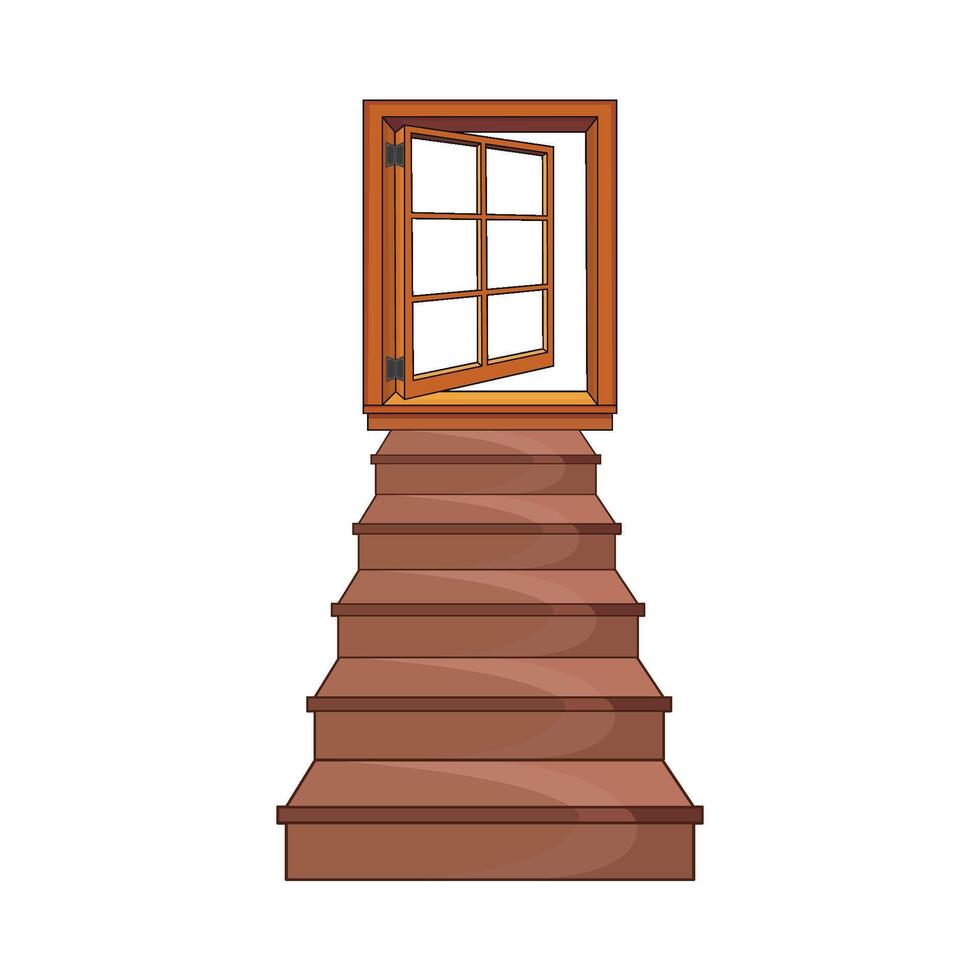 illustration of staircase vector