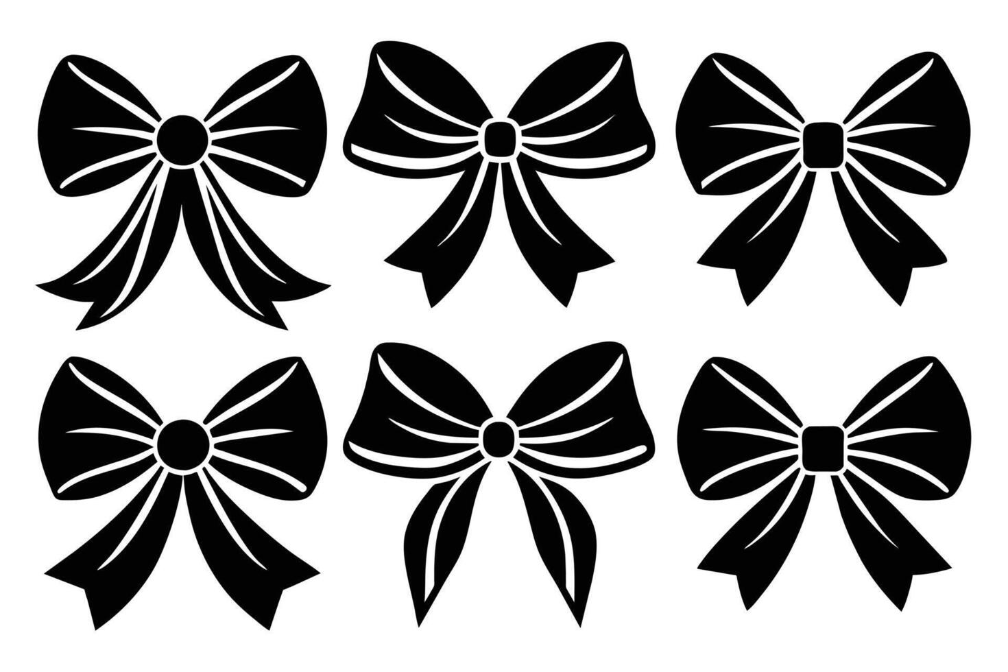 Ribbon Hand drawn illustration design vector