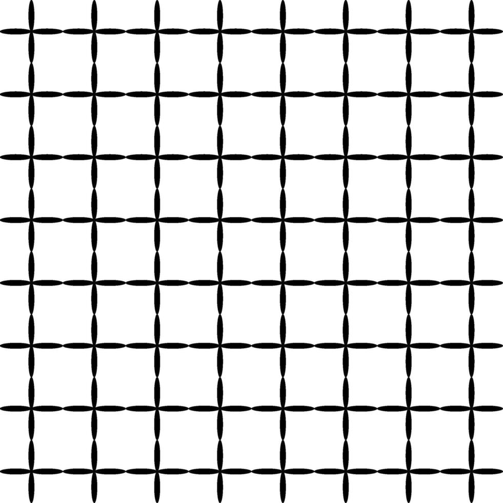 Seamless texture in the form of a black geometric pattern of lines and squares vector