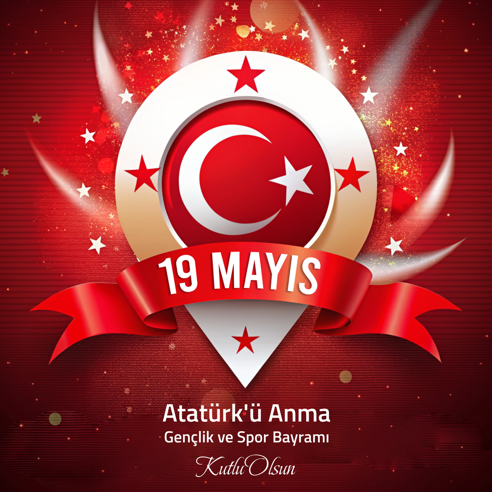 A red and white flag with a star and a crescent moon psd