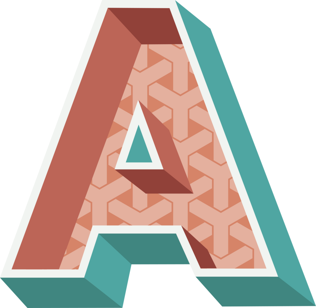 Vintage Alphabet Lettering V png