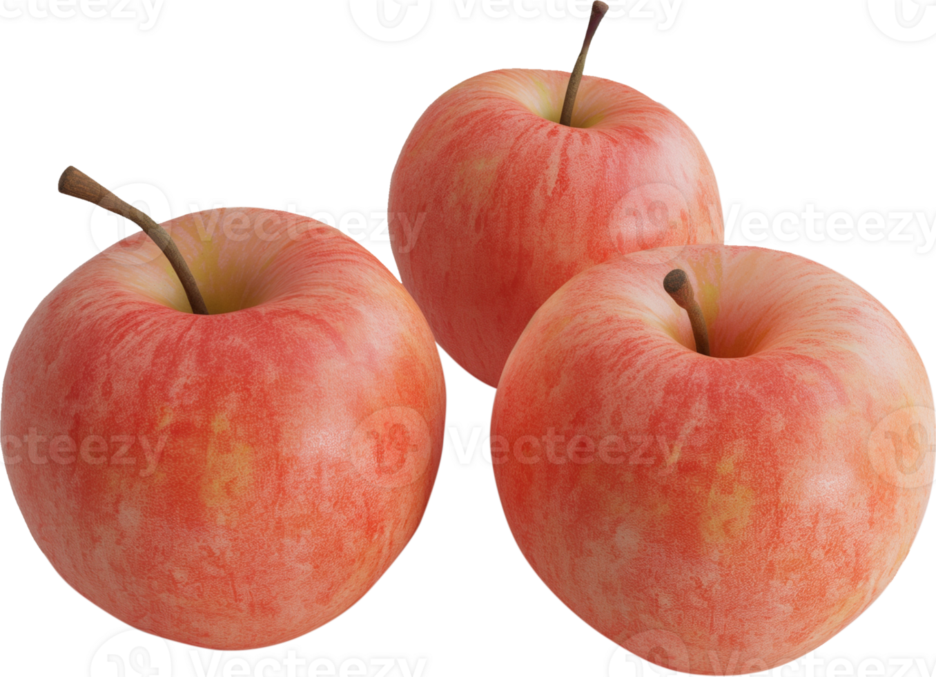 Fresh Apple fruits isolated on a transparent background png
