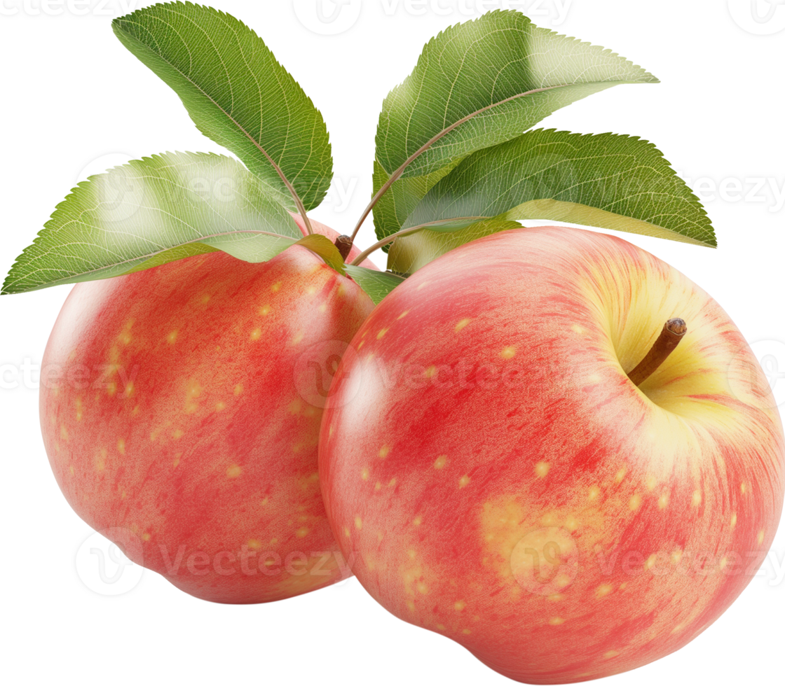 Fresh Apple fruits isolated on a transparent background png