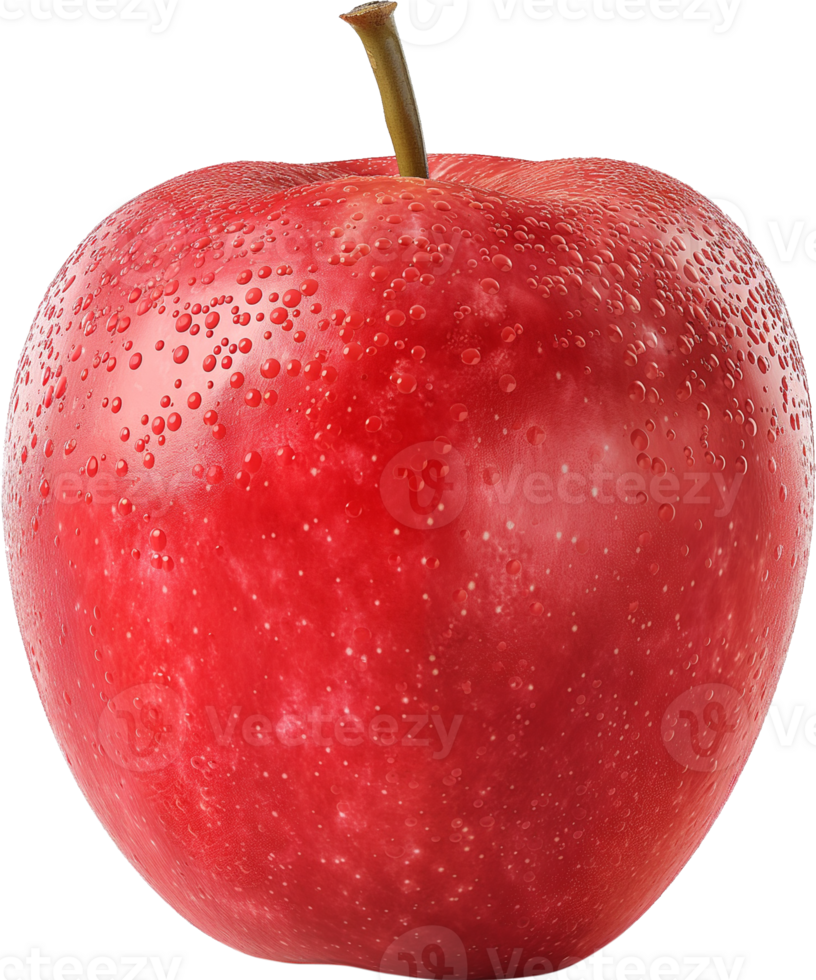 Red Apple fruits isolated on a transparent background png