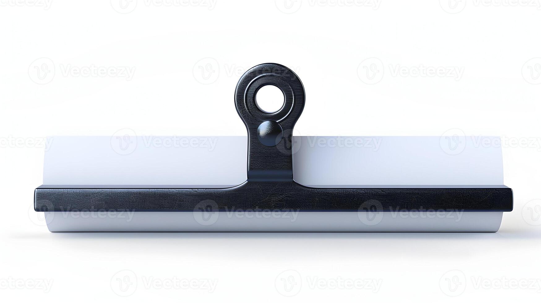3d Flat cartoon style as Paper punch isolated on white background concept as A paper punch isolated on a white background representing office tools document organization and busine photo