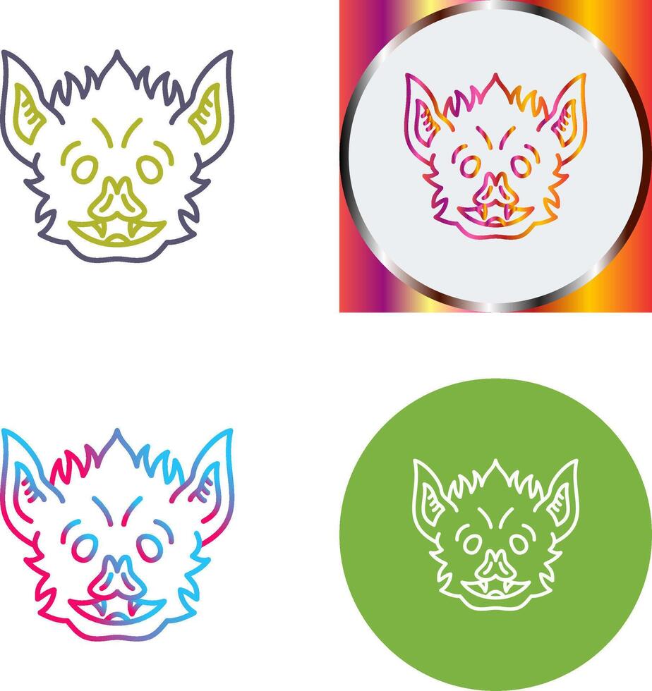 Bat Icon Design vector