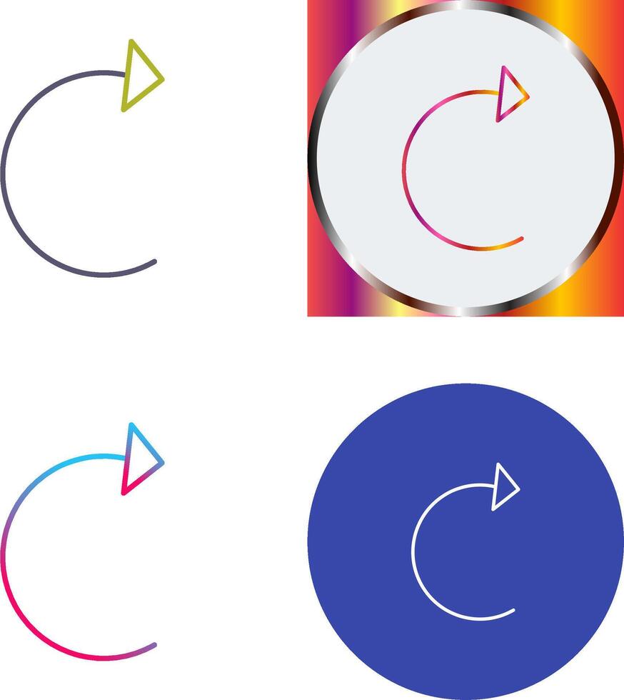 Unique Reload Icon Design vector