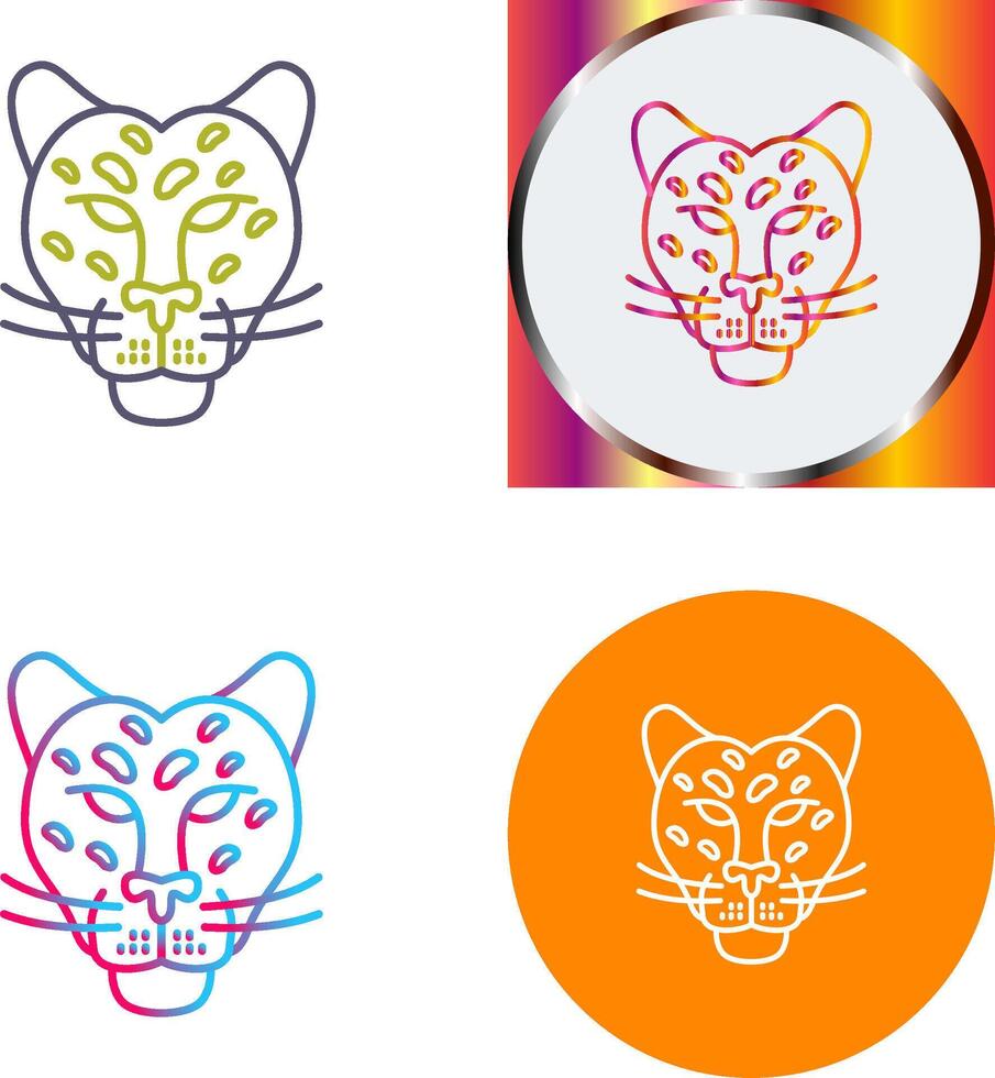 Jaguar Icon Design vector