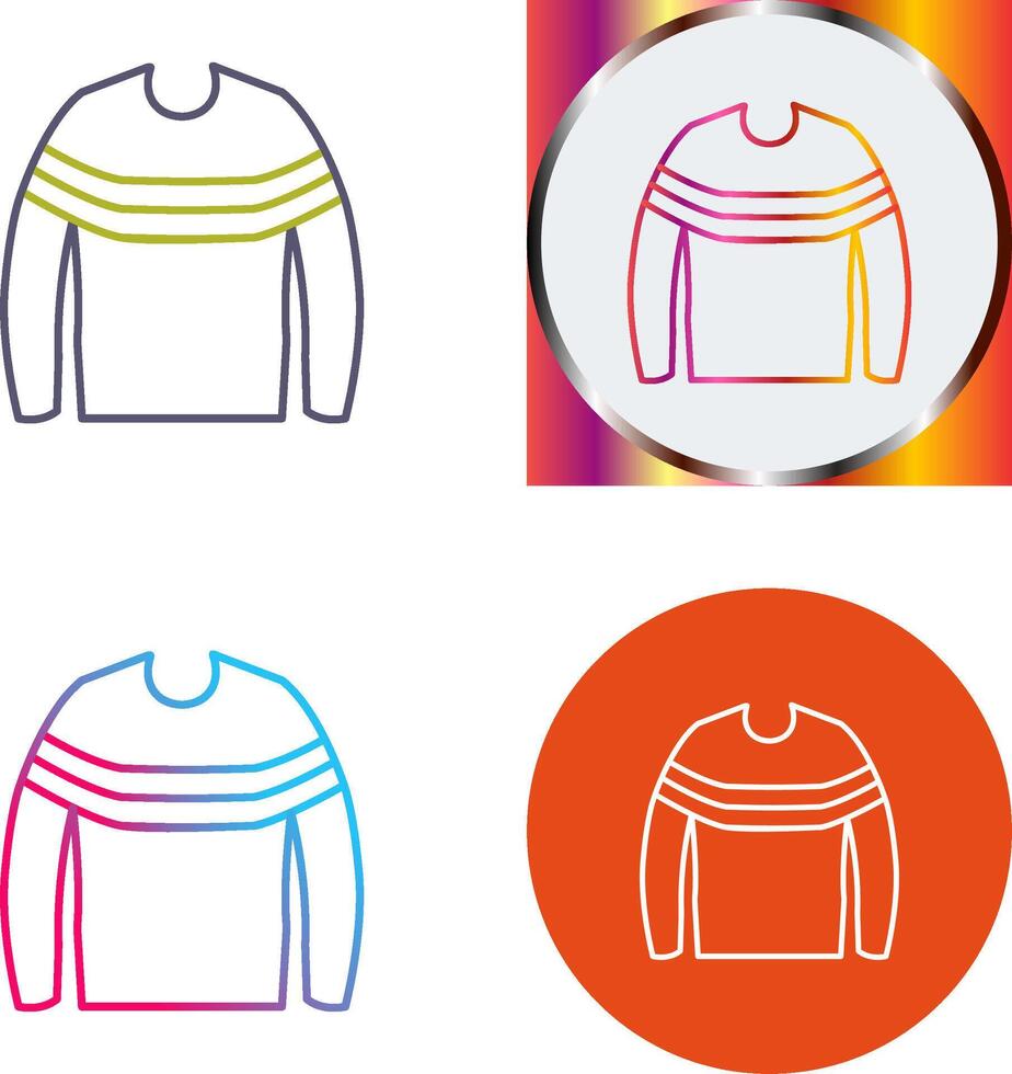 Sweater Icon Design vector