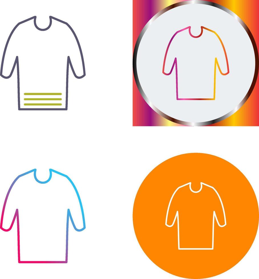 Casual Shirt Icon Design vector