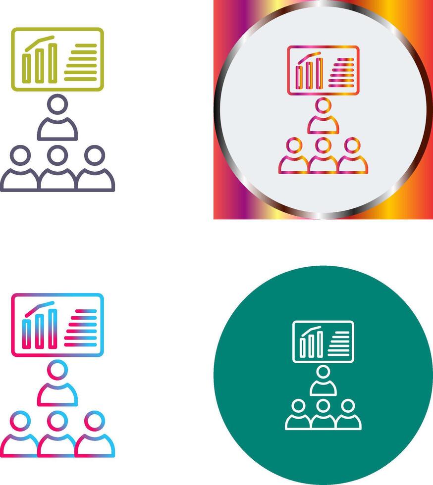 Unique Class Icon Design vector