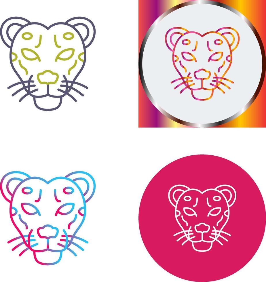 Cheetah Icon Design vector