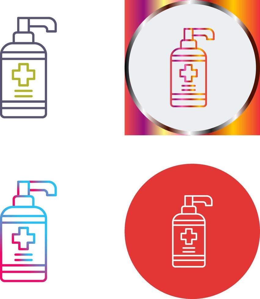 Antiseptic Icon Design vector