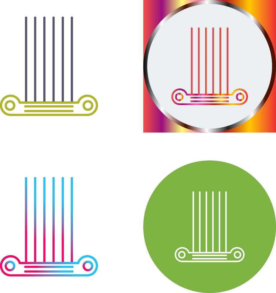 Column Icon Design vector