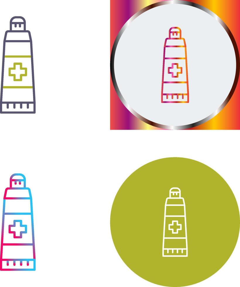 Ointment Icon Design vector