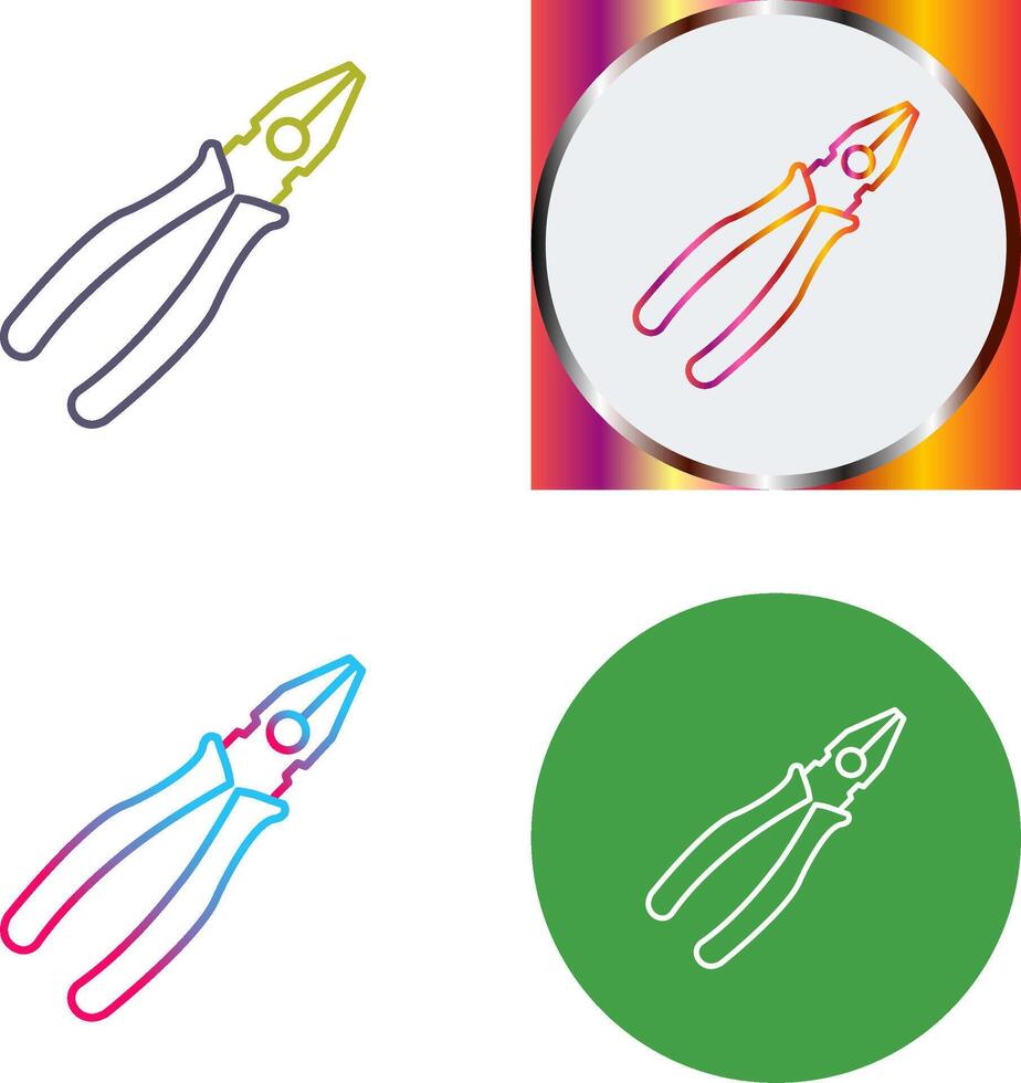 Pliers Icon Design vector