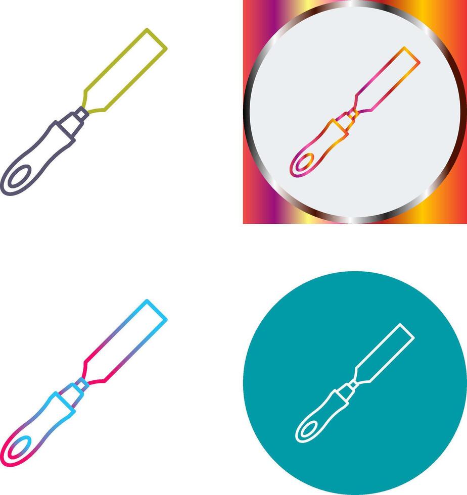 Chisel Icon Design vector