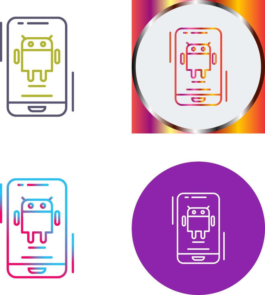 Android Icon Design vector